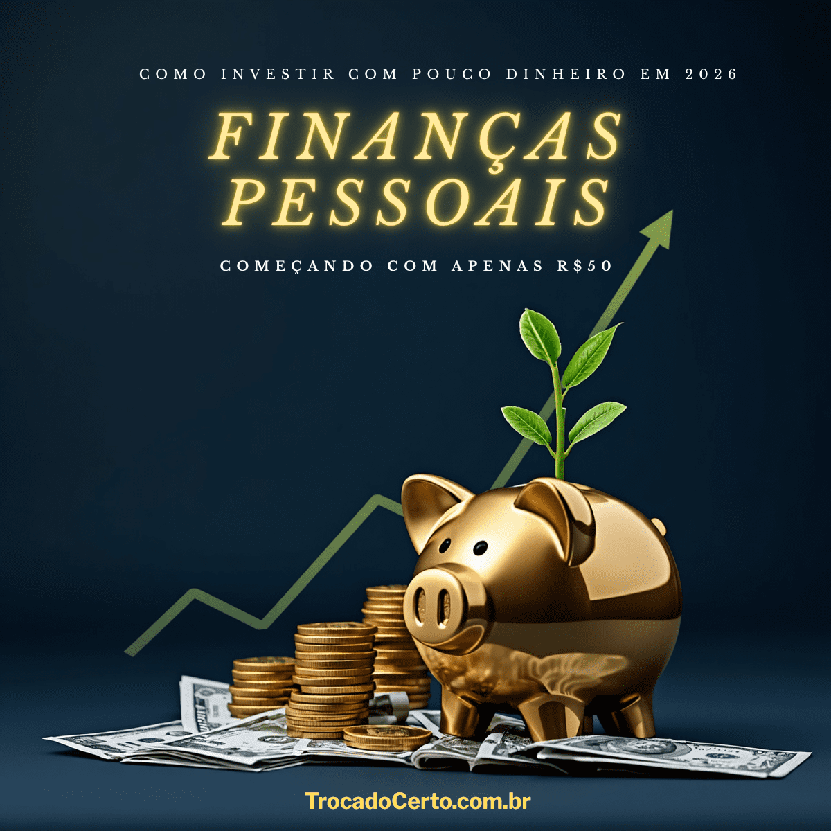 Como Investir com Pouco Dinheiro em 2026 Começando com R$ 50