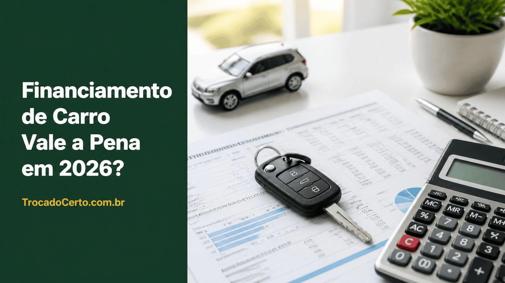 Financiamento de Carro Vale a Pena em 2026? A Verdade Que as Concessionárias Não Te Contam