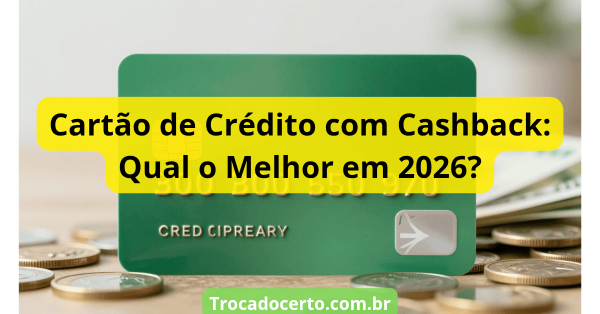 Cartão de Crédito com Cashback: Qual o Melhor em 2026?