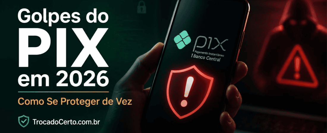 Golpe do PIX em 2026: Os Mais Comuns e Como Se Proteger de Vez