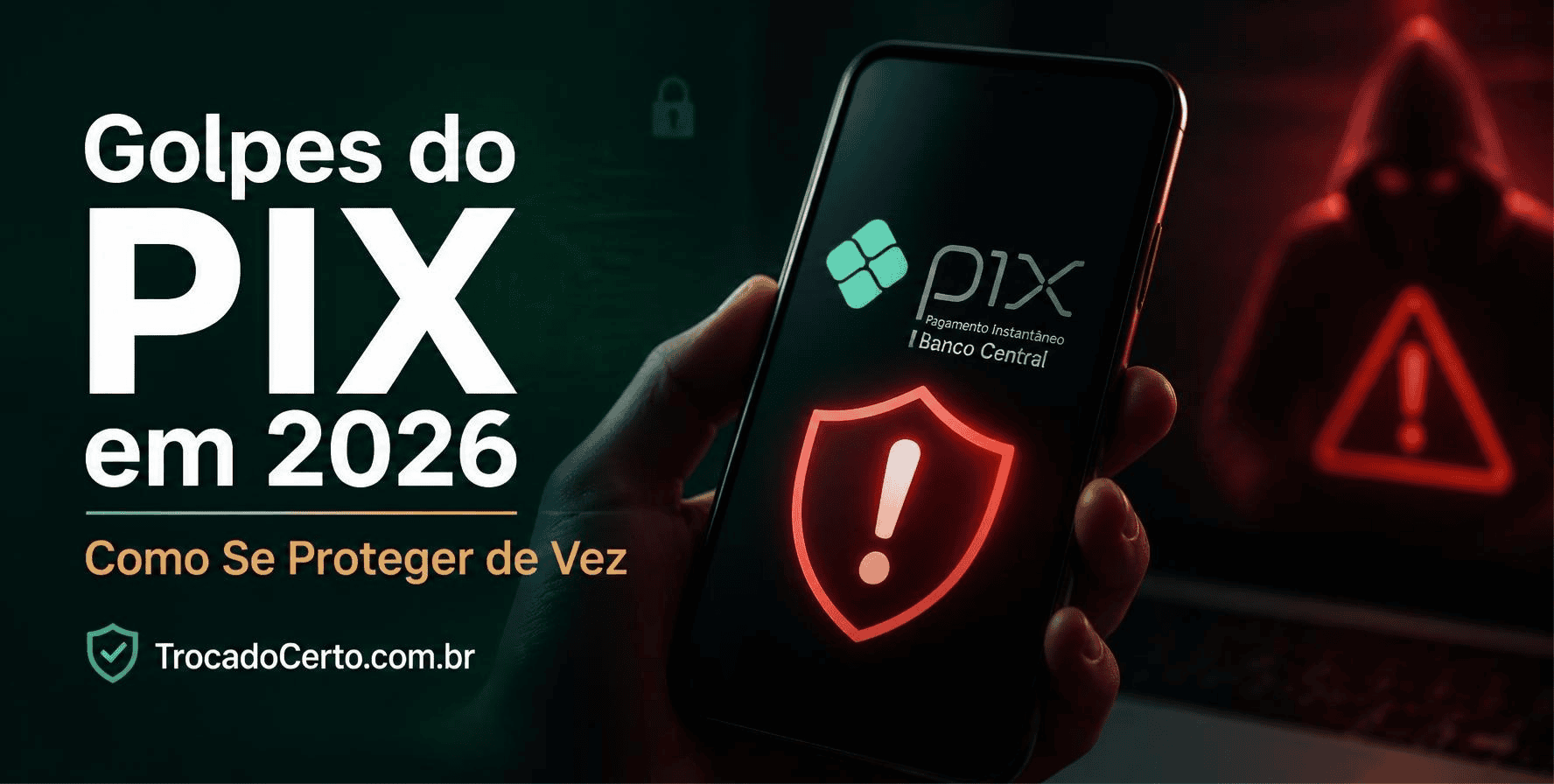 Golpe do PIX em 2026: Os Mais Comuns e Como Se Proteger de Vez