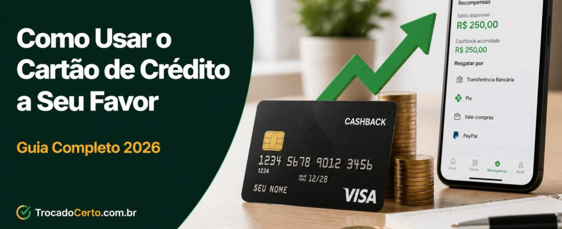 Como Usar o Cartão de Crédito a Seu Favor em 2026: Transforme Uma Ferramenta Perigosa em Aliada