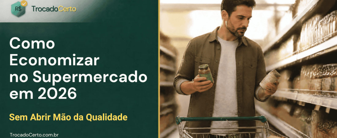 Como Economizar no Supermercado em 2026 Sem Abrir Mão da Qualidade