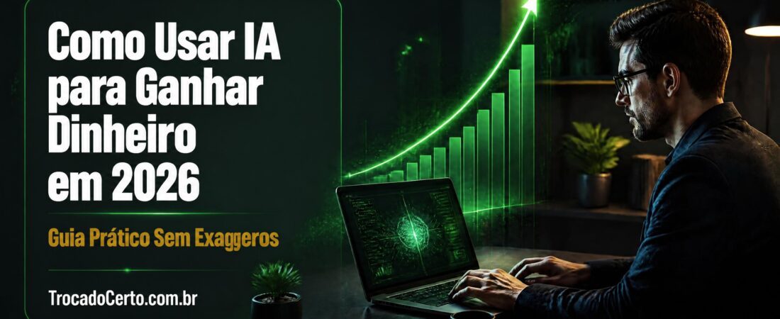 Como Usar Inteligência Artificial Para Ganhar Dinheiro em 2026: Guia Prático e Sem Exageros