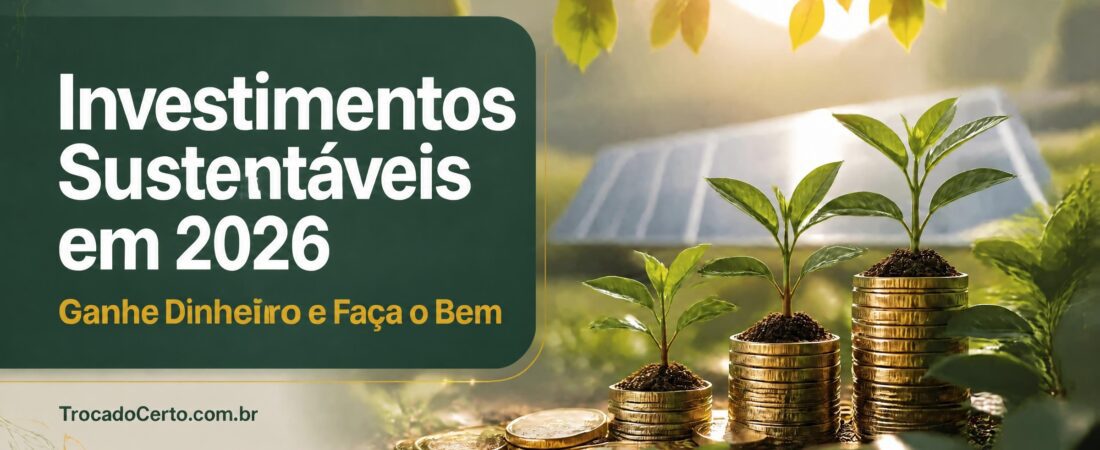 Investimentos Sustentáveis em 2026: Como Fazer Dinheiro Render e Ainda Fazer o Bem