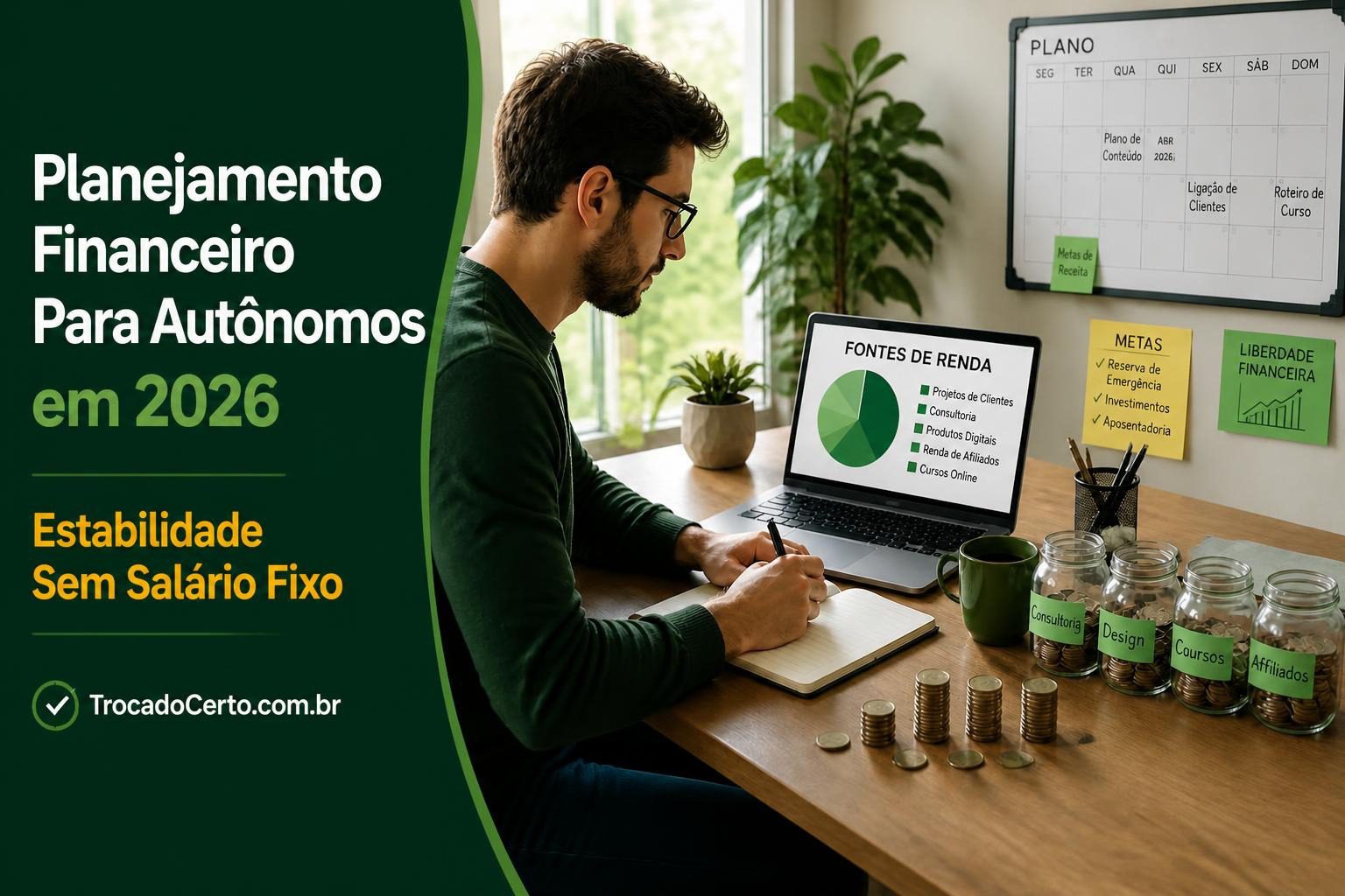 Planejamento Financeiro Para Autônomos e Freelancers em 2026: Como Ter Estabilidade Sem Salário Fixo